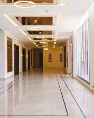 Clubhouse lobby