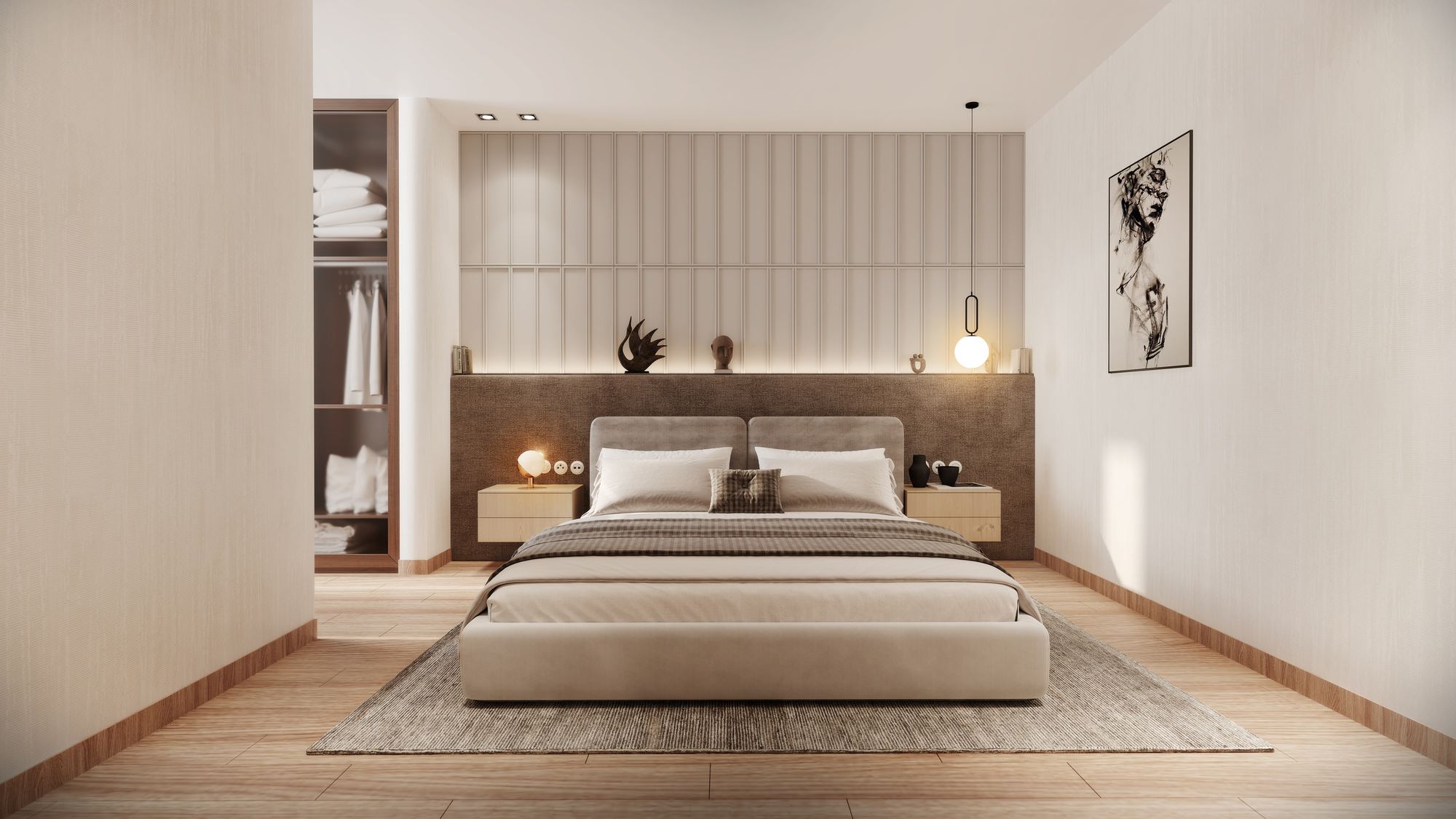 Boutique bedroom design