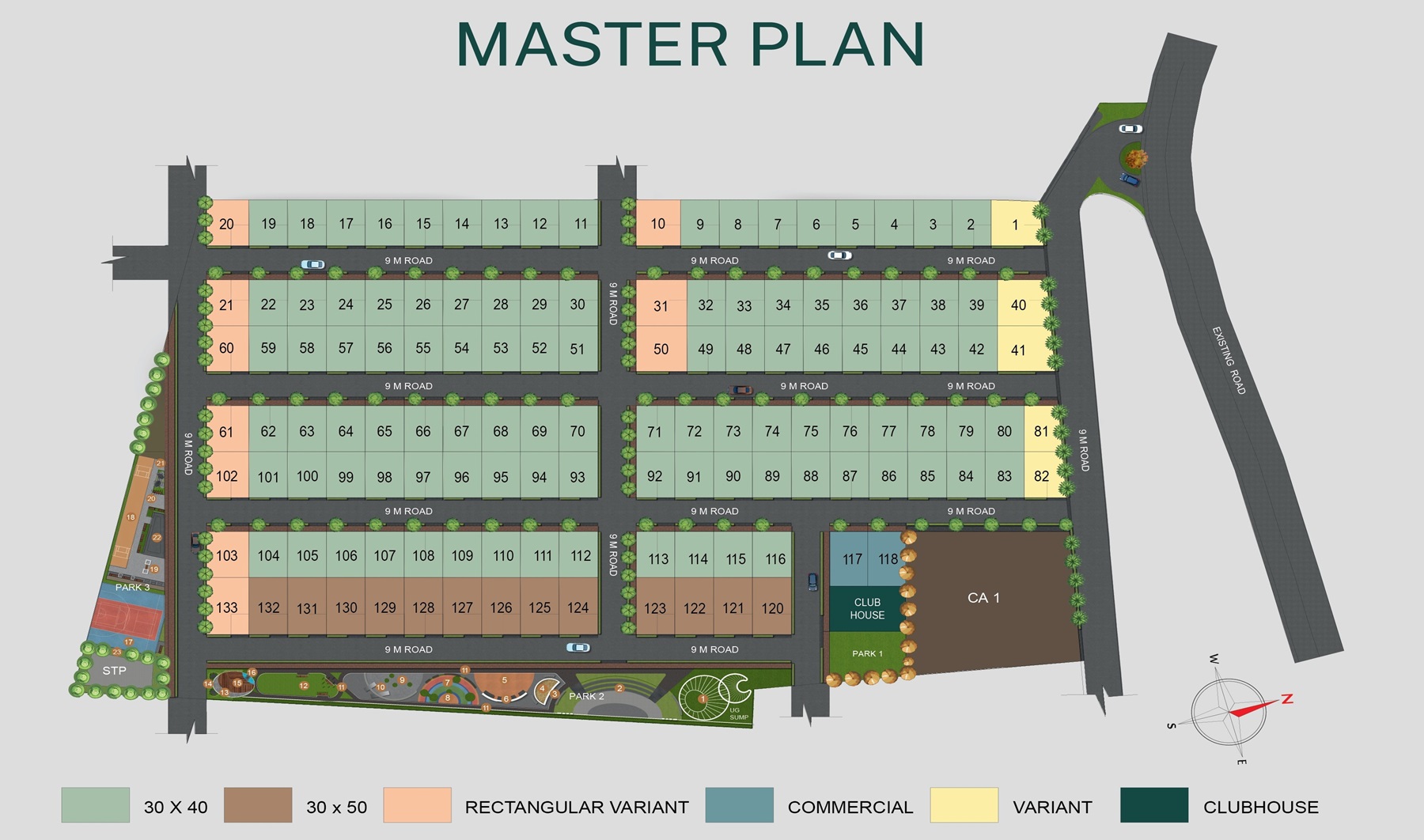 ARE Reserve master plan layout