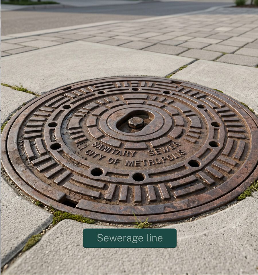 Sewerage line